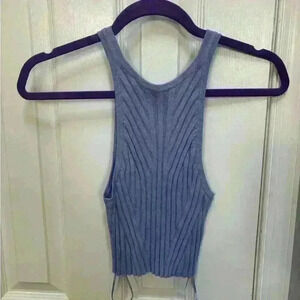 Shop Talulah by Madi Nelson Ribbed Stretchy Crop Tank Top Size S NWT